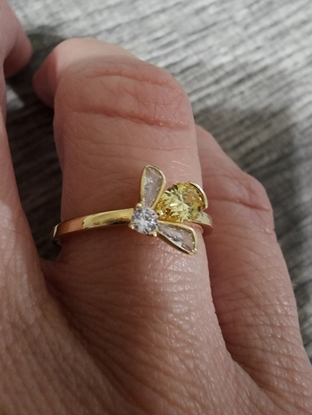 Pandora Honey Bee Ring View 3